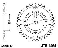 Foaie spate JT JTR 1465-47 47T, 420 - Img 2