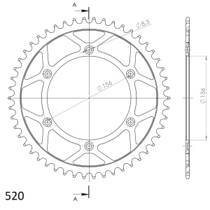 Kit de lant D.I.D Chain - Argintiu lant 520 VX, X-Ring, pinion fata SUPERSPROX, foaie spate SUPERSPROX pentru HUSQVARNA TE 450 2005 - Img 5