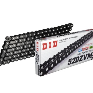 Kit de lant D.I.D Chain - Argintiu lant 520 ZVM-X, X-Ring, pinion fata JT cauciucat, foaie spate JT pentru KTM Duke 790 2020-2024