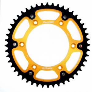 Kit de lant D.I.D Chain - Argintiu lant 520 ZVM-X, X-Ring, pinion fata SUPERSPROX, foaie spate SUPERSPROX STEALTH pentru HUSABERG FE 450/E 2004-2008 - Img 3