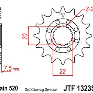 Kit de lant D.I.D Chain - Auriu lant 520 ERT, Non-sealed, pinion fata JT, foaie spate JT pentru HONDA CRF 250 X 2004-2017 - Img 3