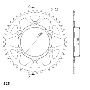 Kit de lant D.I.D Chain - Auriu lant 525 ZVM-X, X-Ring, pinion fata JT, foaie spate SUPERSPROX pentru SUZUKI GSX-R 1000 2017-2021 - Img 5