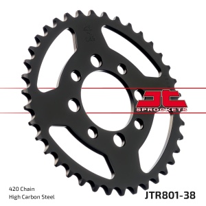 Kit de lant EK - Argintiu lant 420 SH, Non-sealed, pinion fata JT, foaie spate JT pentru KAWASAKI KLX 110 (R) 2010-2025 - Img 6