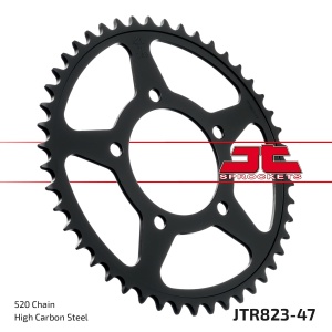 Kit de lant EK - Argintiu lant 520 SRO, O-ring, pinion fata JT cauciucat, foaie spate JT pentru SUZUKI DL 250 V-STROM 2017-2020 - Img 7