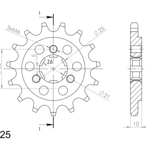 Kit de lant EK - Argintiu lant 525 DEX, X-Ring, pinion fata SUPERSPROX, foaie spate JT pentru SUZUKI DR 650 SE 1996-2014 - Img 3