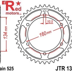 Kit lant DID GOLD X-Ring PRO-STREET 525 VX pentru Honda CBR600 RA-A,B,C,D,E,F (C-ABS) 2010-2016 - Img 3