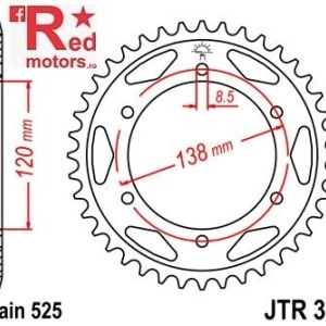 Kit lant DID GOLD X-Ring PRO-STREET 525 VX pentru Honda RVF750 R (RC45) 1994-1998 - Img 3