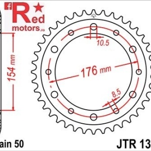 Kit lant DID GOLD X-Ring PRO-STREET 530 VX pentru Honda VFR800 F1 2-9,A,B,C,D Interceptor VTEC (RC46) 2002-2013 - Img 3