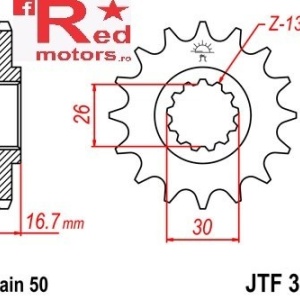Kit lant DID GOLD X-Ring PRO-STREET 530 VX pentru Honda VTR1000 F-V,W,X,Y,1,2,3,4,5 Fire Storm (SC36) 1997-2005 - Img 2