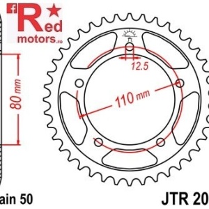 Kit lant DID GOLD X-Ring PRO-STREET 530 VX pentru Triumph 750 Trident 1991-1997 - Img 3