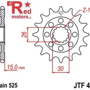 Kit lant DID GOLD X-Ring SUPERSTREET 525 ZVM-X pentru BMW S1000 RR 2012-2015 - Img 2