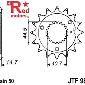 Kit lant DID GOLD X-Ring SUPERSTREET 530 ZVM-X pentru Harley Davidson XLH1200 Sportster 1991-1992 - Img 2