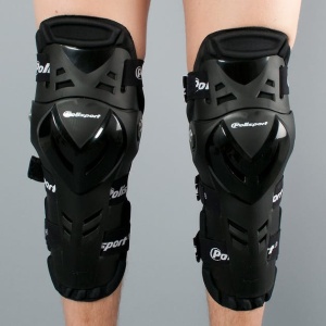 Knee guard POLISPORT DEVIL 8001500001 adult Negru - Img 5
