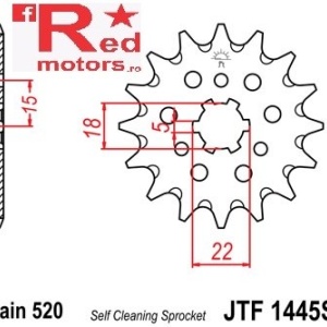 Pinion fata JTF 1445 cu 13 dinti SC