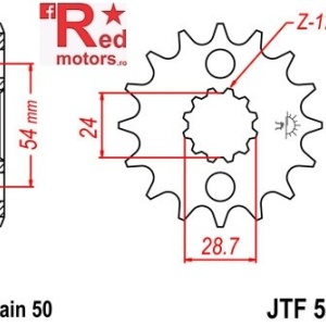 Pinion fata JTF 517 cu 15 dinti