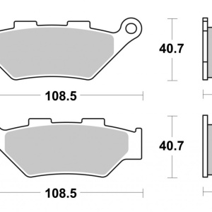 Placute de frana BREMBO 07KS07SA