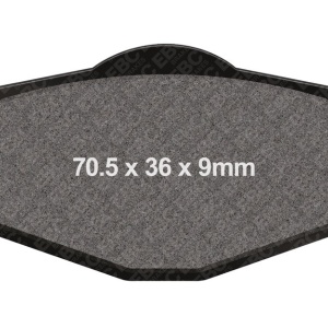 Placute de frana EBC FA101
