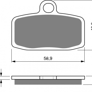 Placute de frana GOLDFREN 307 S33 OFF-ROAD FRONT