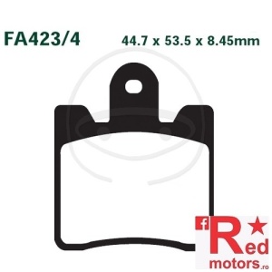 Placute frana fata SINTERED HH EBC ALTN 44.7x53.5x8.45 FA423/4 pentru Triumph Trophy 1215, Yamaha FJR 1300, XV 1900