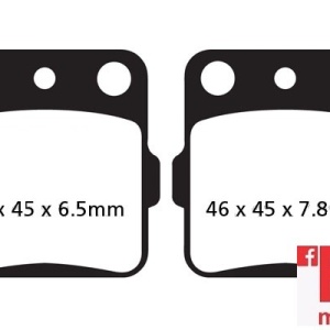 Placute frana fata sinterizate 46x45x6.5/46x45x7.8 EBC FA84/2 pentru Honda ATC 200 X