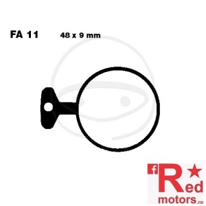 Placute frana fata sinterizate 48x9 EBC FA11 pentru Yamaha RD 250, RD 350, RD 400, XS 650