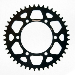 Rear ALU sprocket SUPERSPROX RAL-486:44-BLK Negru 44T, 520