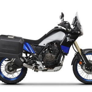 Set complet cutii aluminiu laterale, 36L / 47L SHAD TERRA NEGRU, include kit montare SHAD YAMAHA Tenere 700 XTZ690