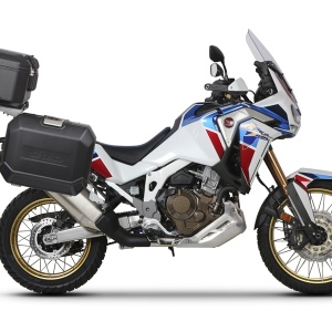 Set complet cutii aluminiu laterale, 36L / 47L SHAD TERRA NEGRU, include kit montare SHAD HONDA CRF 1100 Africa Twin - Img 16
