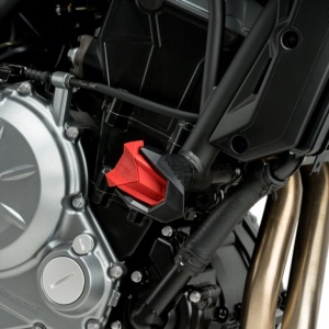Spare rubber end protector PUIG R19 3148R Rosu