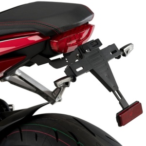 Adjustable license support PUIG 20565N Negru