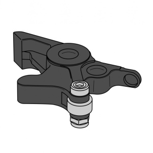 Brake lever adapter PUIG 6609N Negru