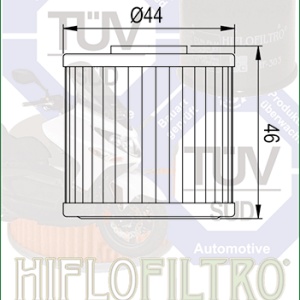 Filtru de ulei HIFLOFILTRO HF568 - Img 2