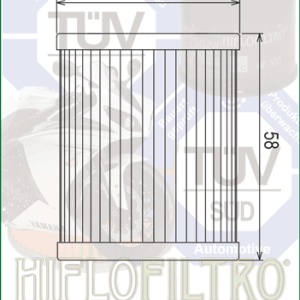 Filtru de ulei HIFLOFILTRO HF585 - Img 2