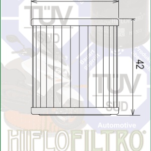 Filtru de ulei HIFLOFILTRO HF973 - Img 2
