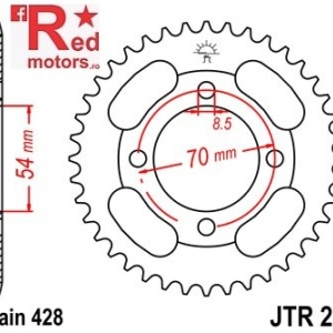 Foaie/pinion spate JTR263.38 428 cu 38 de dinti