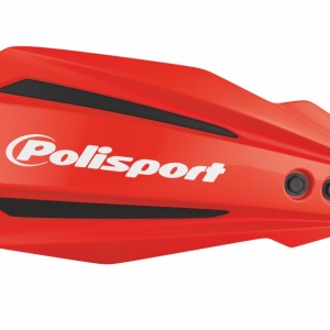 Handguard POLISPORT MX BULLIT 8308500026 with mounting system Red CR04