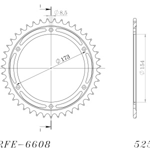 Kit de lant D.I.D Chain - Argintiu lant 525 ZVM-X, X-Ring, pinion fata SUPERSPROX, foaie spate SUPERSPROX pentru APRILIA RST 1000 Futura 2001-2004 - Img 4