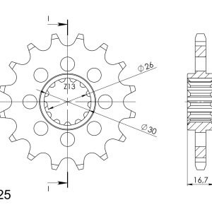 Kit de lant D.I.D Chain - Argintiu lant 525 ZVM-X, X-Ring, pinion fata SUPERSPROX, foaie spate SUPERSPROX pentru HONDA CBR 900 RR Fireblade 1996-1999 - Img 3