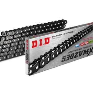 Kit de lant D.I.D Chain - Argintiu lant 530 ZVM-X, X-Ring, pinion fata JT cauciucat, foaie spate JT pentru TRIUMPH Tiger 1050 Sport 2014-2021