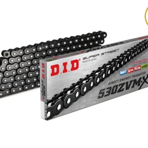 Kit de lant D.I.D Chain - Argintiu lant 530 ZVM-X, X-Ring, pinion fata SUPERSPROX, foaie spate JT pentru YAMAHA SR 500 1979-1990