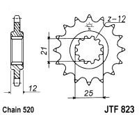 Kit de lant D.I.D Chain - Auriu lant 520 MX, Non-sealed, pinion fata JT, foaie spate JT pentru HUSABERG FC 350 1996 - Img 3