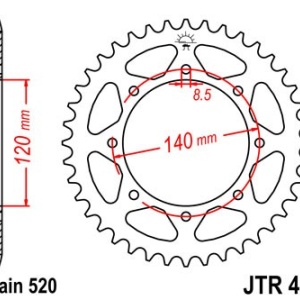 Kit de lant D.I.D Chain - Auriu lant 520 VX, X-Ring, pinion fata JT cauciucat, foaie spate JT pentru KAWASAKI W 800 CAFE 2019-2020 - Img 5