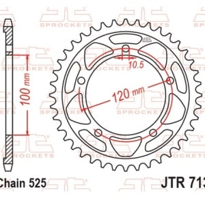 Kit de lant D.I.D Chain - Auriu lant 525 VX, X-Ring, pinion fata JT, foaie spate JT pentru APRILIA Tuono 1000 V4 R (APRC) 2012-2016 - Img 6
