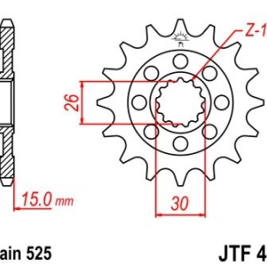 Kit de lant D.I.D Chain - Auriu lant 525 VX, X-Ring, pinion fata JT cauciucat, foaie spate JT pentru BMW S 1000 RR 2009-2011 - Img 3