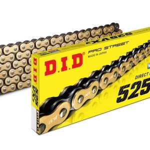 Kit de lant D.I.D Chain - Auriu lant 525 VX, X-Ring, pinion fata JT cauciucat, foaie spate SUPERSPROX pentru SUZUKI DL 650 V-STROM 2007-2024