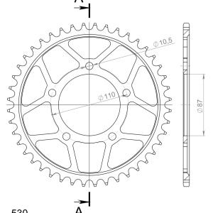 Kit de lant D.I.D Chain - Auriu lant 530 ZVM-X, X-Ring, pinion fata JT cauciucat, foaie spate SUPERSPROX pentru SUZUKI GSX-R 750 1988-1989 - Img 5
