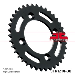 Kit de lant EK - Argintiu lant 420 DEH, Non-sealed, pinion fata JT, foaie spate JT pentru HONDA CRF 110 F 2013-2025 - Img 6