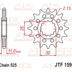 Kit de lant EK - Argintiu lant 525 SRX, X-Ring, pinion fata JT, foaie spate JT pentru YAMAHA XSR 900 2022-2024 - Img 3