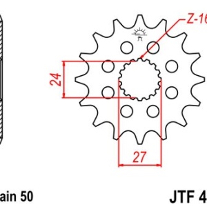 Kit de lant EK - Auriu lant 530 ZVX, X-Ring, pinion fata JT cauciucat, foaie spate SUPERSPROX STEALTH pentru SUZUKI GSX-R 1000 2009-2016 - Img 3