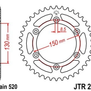 Kit lant DID GOLD pentru Yamaha WR250 F-W,X,Y,Z (Off Road Version) (5UMU/W) 2007-2010 - Img 3